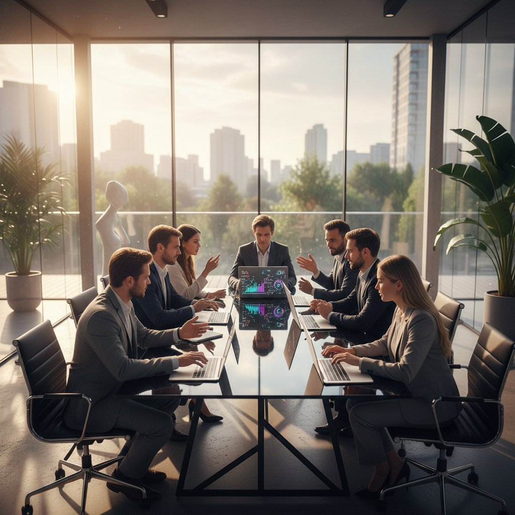 Szkolenie z narzędzi AI dla biznesu - uczestnicy podczas warsztatów praktycznych